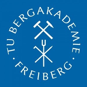 Freiberg Mining Academy's official name in English is **"Freiberg University of Mining and Technology"**. logo